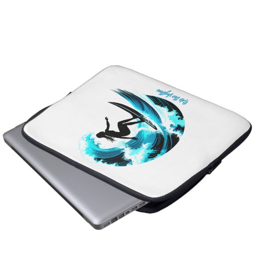 surfing laptopschutzhülle (Vorne Knopf)