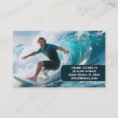 Surfing-Lehrer Visitenkarte (Rückseite)