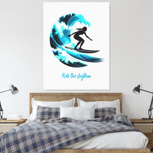 surfing leinwanddruck (Insitu (Schlafzimmer))