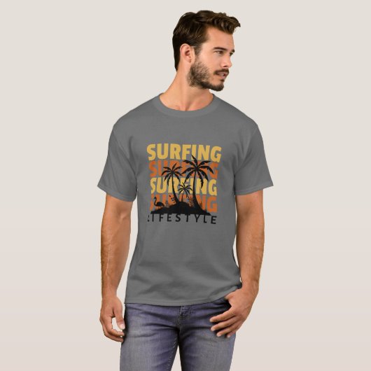 Surfing Lifestyle T - Shirt (Vorne ganz)