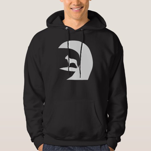 Surfing-Mops Hoodie (Vorderseite)