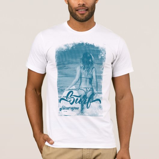 Surfing Nicaragua T-Shirt (Vorderseite)