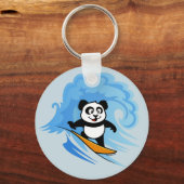Surfing Panda Schlüsselanhänger (Vorderseite)