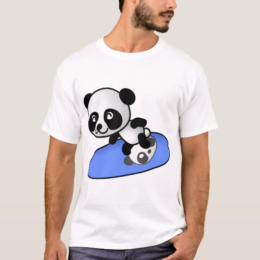Surfing Panda T-Shirt (Vorderseite)