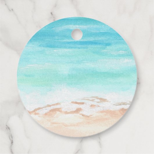 Surfing Party danke Ihnen für Strand Ozean Sommer Geschenkanhänger (Rückseite)