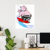 sUrFiNg PiG Poster (Heimbüro)