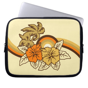 Surfing Safari Hawaiian Neoprenanzug Laptopschutzhülle