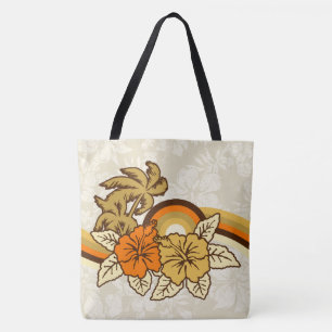 Surfing Safari Vintage Hawaiianischer Strandtasche Tasche