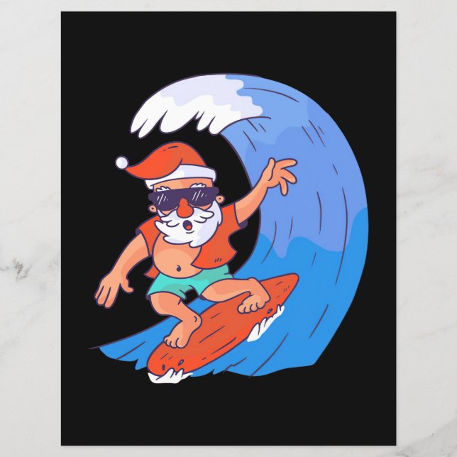 Surfing Santa (Vorderseite)