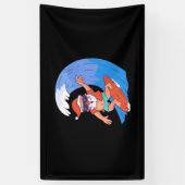 Surfing Santa Banner (Vertikal)
