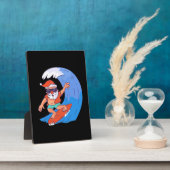 Surfing Santa Fotoplatte (Seite)