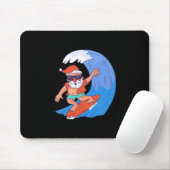 Surfing Santa Mousepad (Mit Mouse)