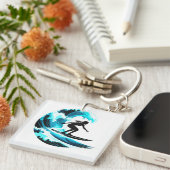 surfing schlüsselanhänger (Vorderseite rechts)