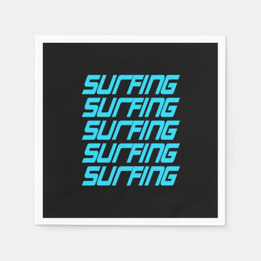 Surfing Serviette (Vorderseite)