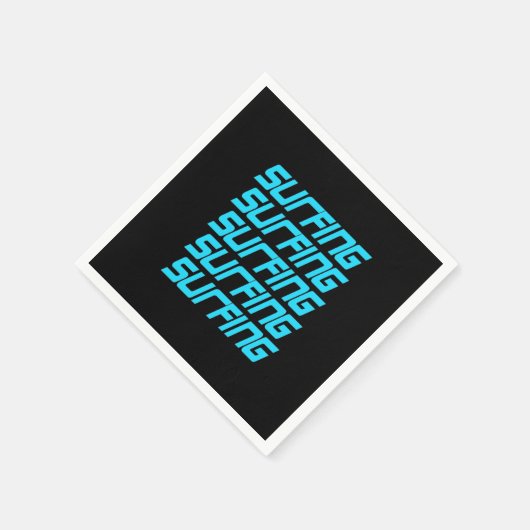 Surfing Serviette (Ecke)