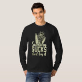 Surfing Sucks Don't Try It Holidays Costume Holida T-Shirt (Vorne ganz)