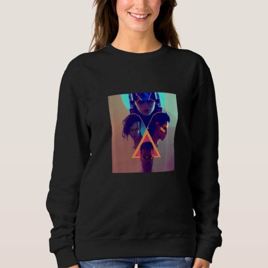 Surfing that Wave Wherever it Takes Me Gypsy Life Sweatshirt (Vorderseite)