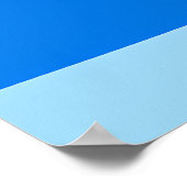 Surfing the Color Wave Poster (Ecke)