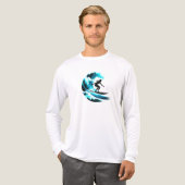 surfing Tri-Blend shirt (Vorderseite komplett)