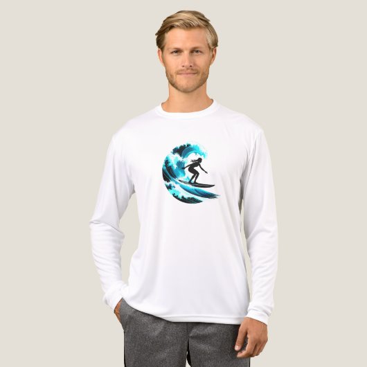surfing Tri-Blend shirt (Vorderseite komplett)