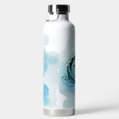 Surfing tropischer Dinosaurier Trinkflasche (Rechts)
