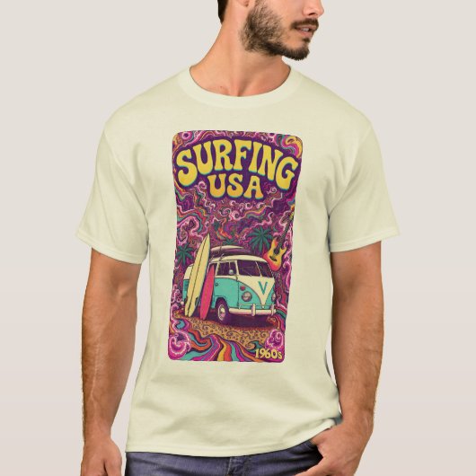 Surfing USA T-Shirt (Vorderseite)