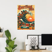 Surfing USA V10 Poster (Heimbüro)