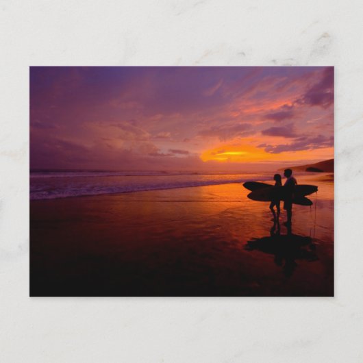 Surfkarte Postkarte (Vorderseite)