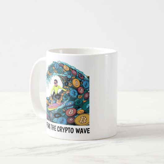 Surfkrypto Kaffeetasse (Vorderseite Links)