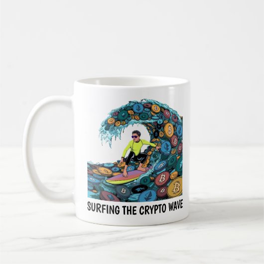 Surfkrypto Kaffeetasse (Links)