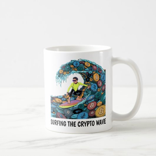 Surfkrypto Kaffeetasse (Rechts)