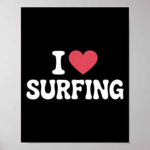 Surfkunst Für Männer Frauen Surfer Surfboard Liebh Poster