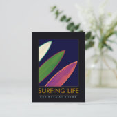 Surfleben Postkarte (Stehend Vorderseite)