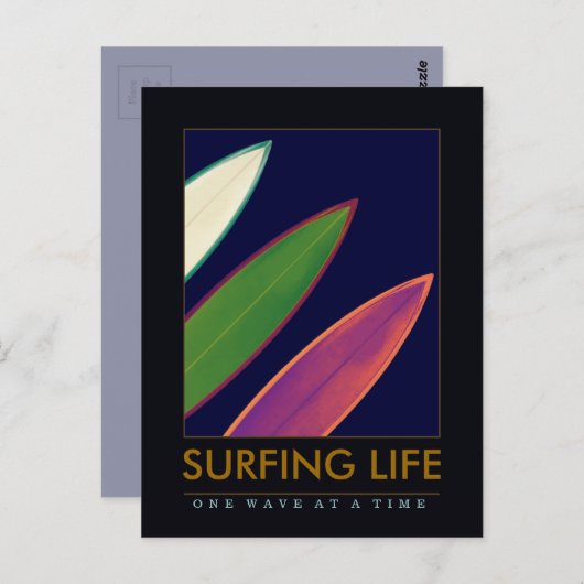 Surfleben Postkarte (Vorne/Hinten)