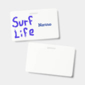 Surfleben sprühfarbig blau Thunder_Cove Ausweis (Vorder- & Rückseite)