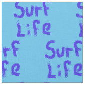 Surfleben Thunder_Cove blauer Strand Stoff (Nahaufnahme)