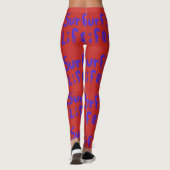 Surfleben Thunder_Cove Rot Blau Leggings (Rückseite)