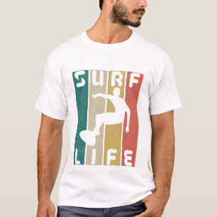 Surfleben Vintage-Surfen T-Shirt