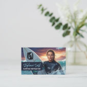 Surflehrerin visitenkarte (Stehend Vorderseite)