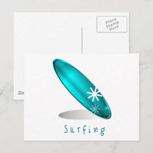 Surflogo Postkarte (Vorne/Hinten)