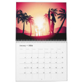 Surfmädchen bei Sonnenaufgang Kalender (Jan 2026)