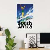 Surfmädchen in Südafrika Poster (Heimbüro)