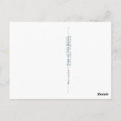 Surfmädchen Postkarte (Rückseite)