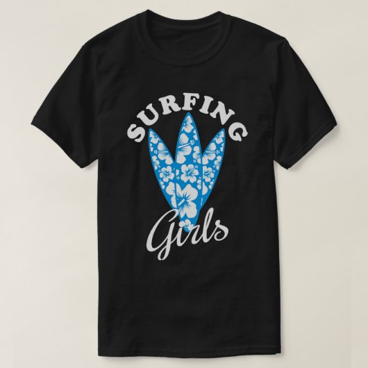 Surfmädchen TShirt 2 (Design vorne)