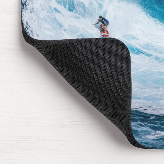 Surfmouse Pad Big Ocean Tunnel Wave Custom Mousepad (Ecke)