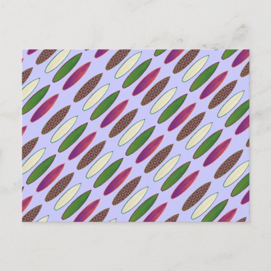 Surfmuster . Boards Postkarte (Vorderseite)