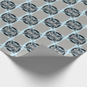 Surfmuster im Abzeichen Geschenkpapier (Ecke)