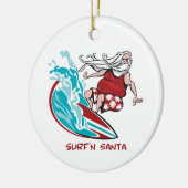 Surf'n Sankt Keramikornament (Links)