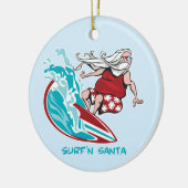 Surf'n Sankt Keramikornament (Links)