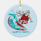 Surf'n Sankt Keramikornament (Hinten)